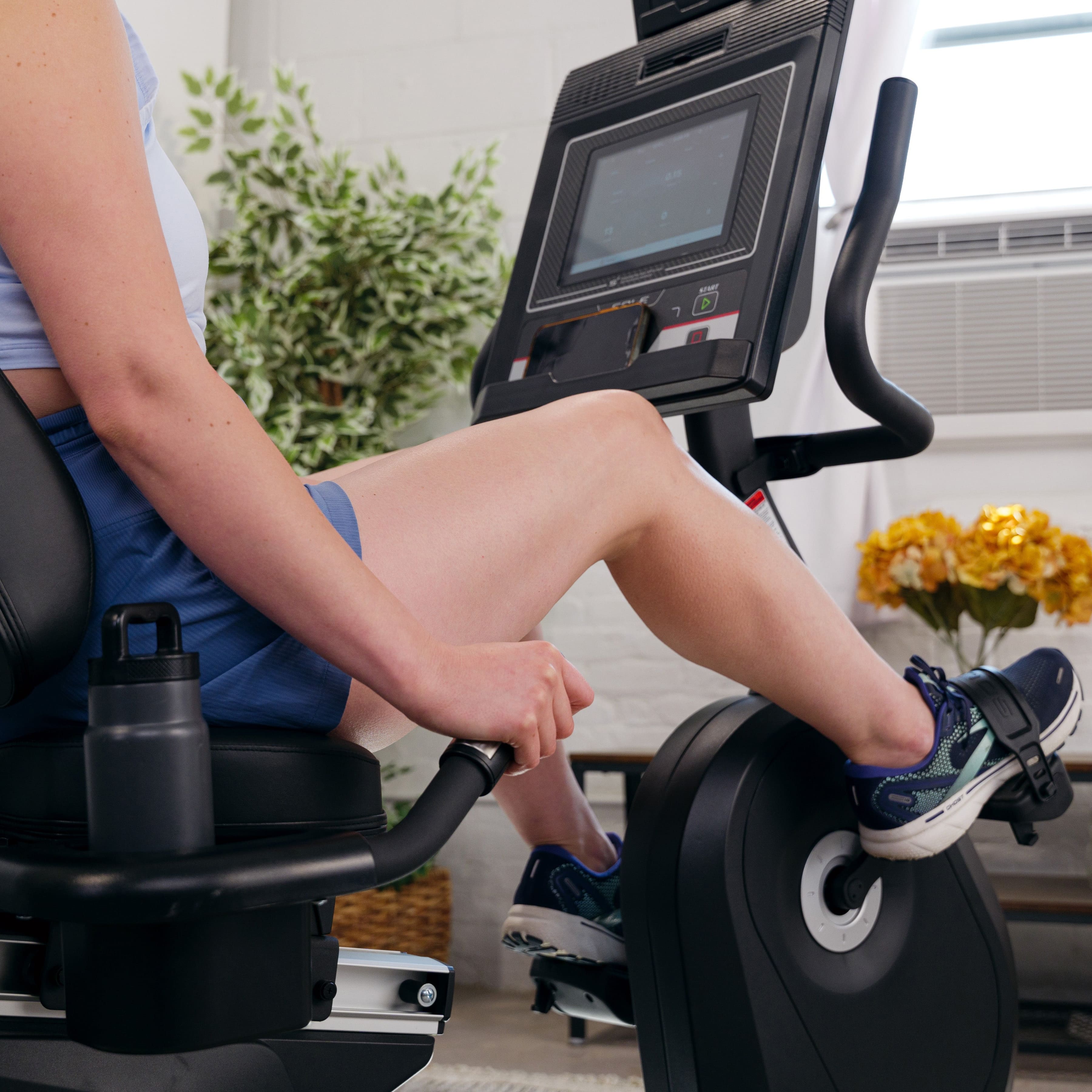 Sole Fitness Light Commercial Recumbent Bike with 10.1" Touch Screen