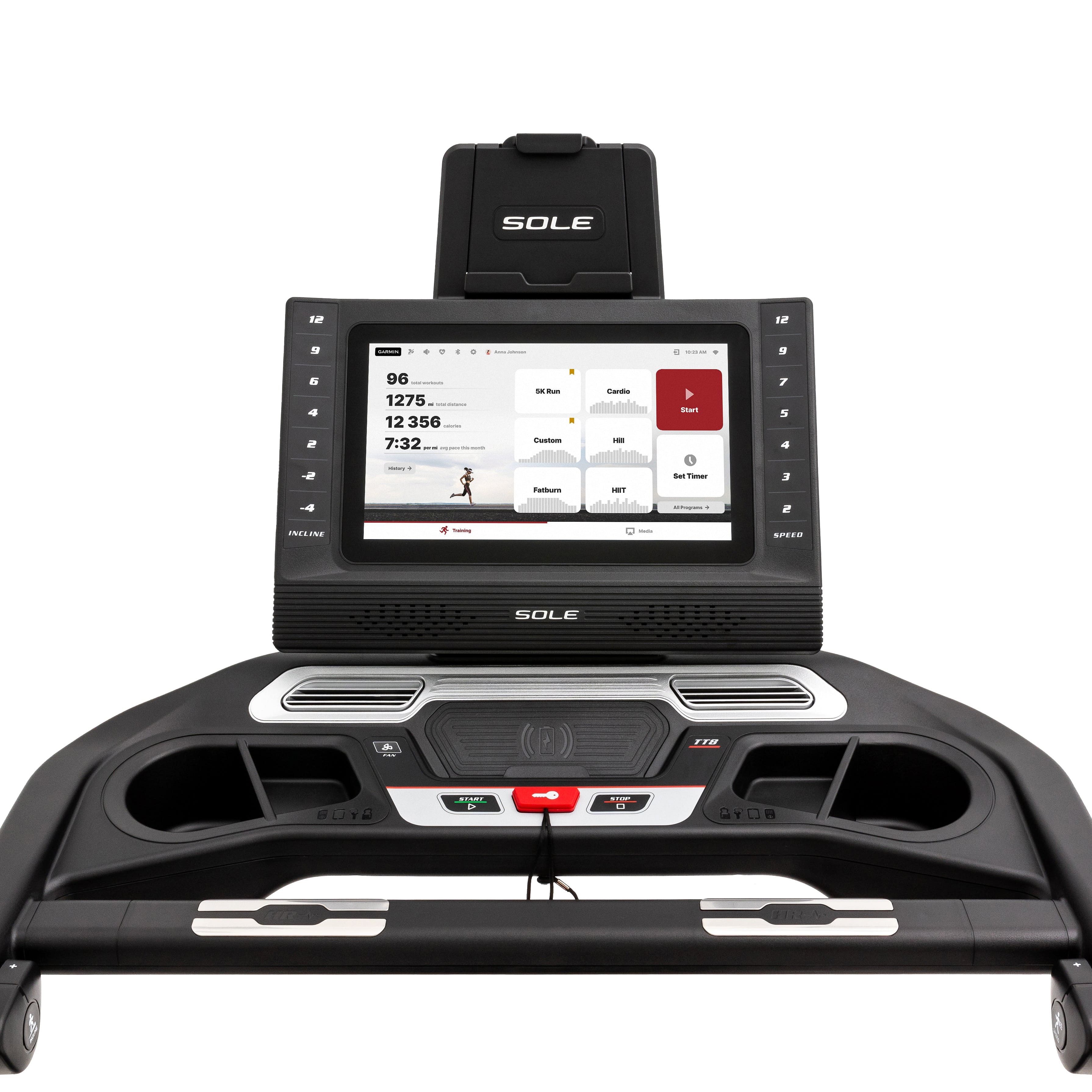 Sole Fitness TT8 Semi-Commercial AC Motor Treadmill with 15.6" Android Touchscreen