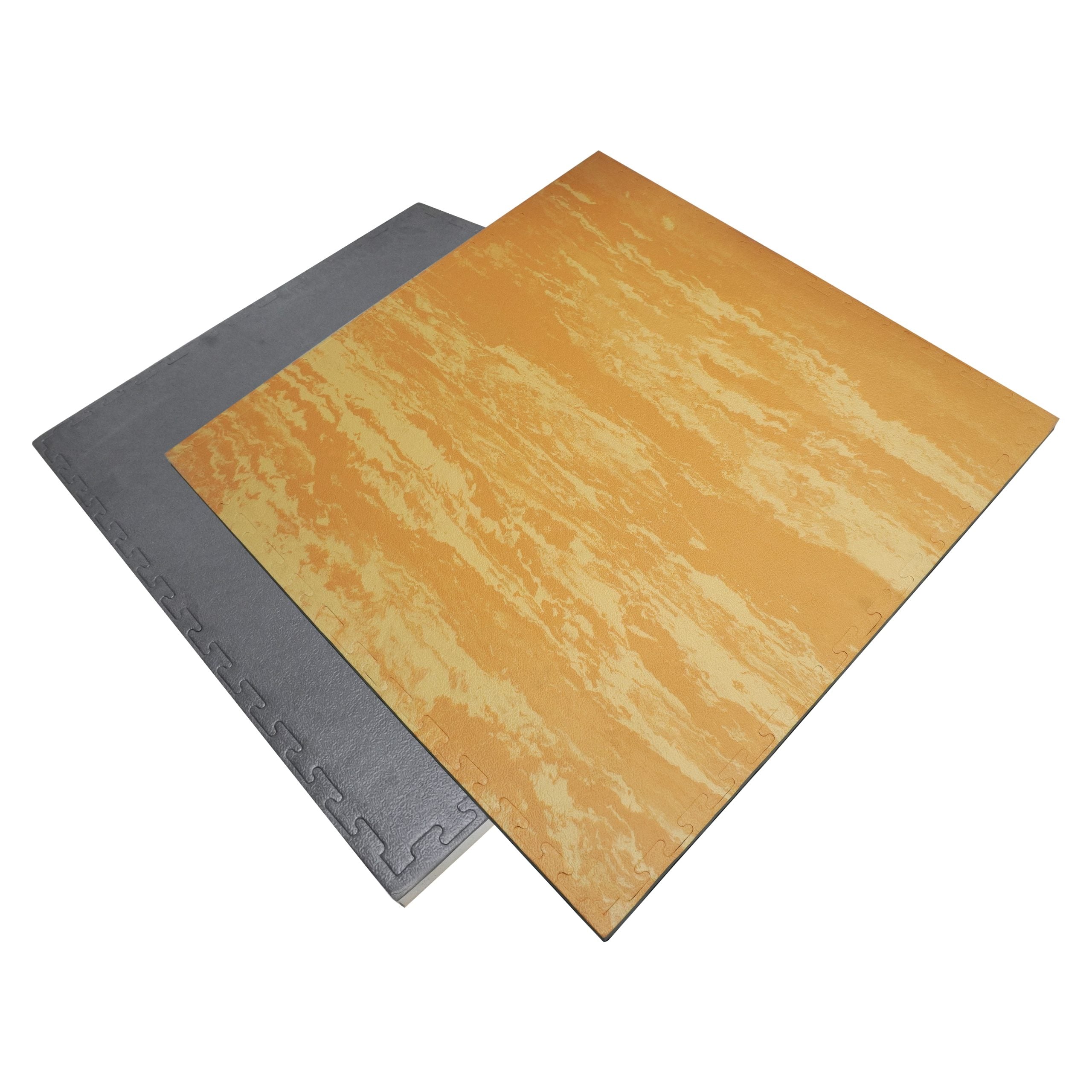 YALLA HomeGym 30MM Wooden Texture EVA Foam Interlocking Floor Mat